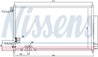 RADIATOR CLIMATIZARE NISSENS 94788 - Compatibil cu HONDA