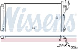 RADIATOR CLIMATIZARE NISSENS 94804 - Compatibil cu HYUNDAI, KIA