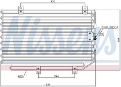 Radiator climatizare Nissens 94816
