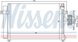Radiator climatizare Nissens 94815