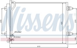 RADIATOR CLIMATIZARE NISSENS 94831 - Compatibil cu VW