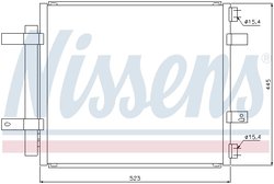RADIATOR CLIMATIZARE NISSENS 94866 - Compatibil cu DAIMLER, JAGUAR