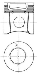 PISTON KOLBENSCHMIDT 94900610 - Compatibil cu DEUTZ-FAHR, FENDT