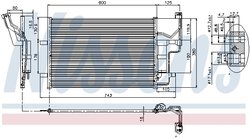 Radiator climatizare Nissens 94902