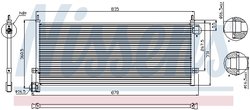 Radiator climatizare Nissens 94903