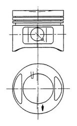 Piston Kolbenschmidt 94910700