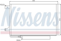 Radiator climatizare Nissens 94911