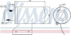 Uscator aer conditionat Nissens 95053