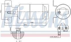 Uscator aer conditionat Nissens 95169