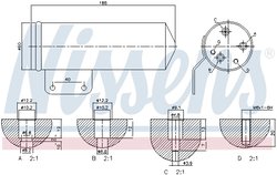 USCATOR AER CONDITIONAT NISSENS 95193 - Compatibil cu FIAT