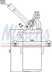 Uscator aer conditionat Nissens 95213