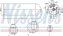 Uscator aer conditionat Nissens 95231