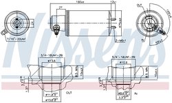 Uscator aer conditionat Nissens 95260
