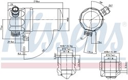 Uscator aer conditionat Nissens 95263
