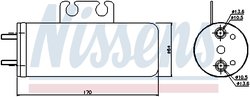 Uscator aer conditionat Nissens 95316