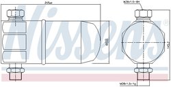 USCATOR AER CONDITIONAT NISSENS 95324 - Compatibil cu AUDI, VW