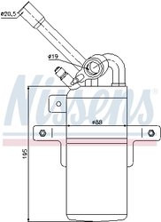Uscator aer conditionat Nissens 95331