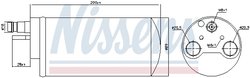 Uscator aer conditionat Nissens 95341