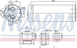 USCATOR AER CONDITIONAT NISSENS 95352 - Compatibil cu AUDI, HONDA, LAMBORGHINI, SEAT