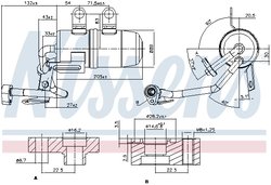 USCATOR AER CONDITIONAT NISSENS 95384 - Compatibil cu VOLVO