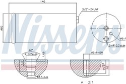 Uscator aer conditionat Nissens 95405