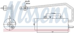 USCATOR AER CONDITIONAT NISSENS 95409 - Compatibil cu OPEL, VAUXHALL