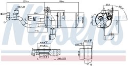 USCATOR AER CONDITIONAT NISSENS 95449 - Compatibil cu FORD