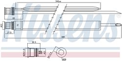 USCATOR AER CONDITIONAT NISSENS 95465 - Compatibil cu AUDI, BENTLEY, MERCEDES-BENZ, VW