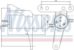 Uscator aer conditionat Nissens 95470