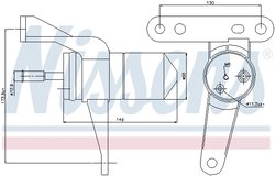 USCATOR AER CONDITIONAT NISSENS 95471 - Compatibil cu RENAULT