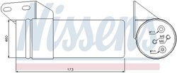 Uscator aer conditionat Nissens 95476