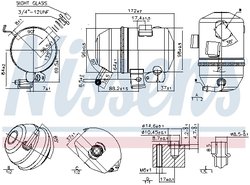 USCATOR AER CONDITIONAT NISSENS 95520 - Compatibil cu SCANIA