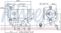 USCATOR AER CONDITIONAT NISSENS 95521 - Compatibil cu RENAULT TRUCKS