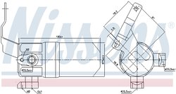 Uscator aer conditionat Nissens 95552
