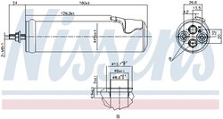 Uscator aer conditionat Nissens 95565