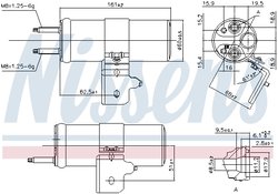 Uscator aer conditionat Nissens 95568