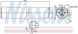 Uscator aer conditionat Nissens 95587