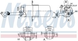 USCATOR AER CONDITIONAT NISSENS 95592 - Compatibil cu VOLVO