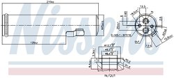 USCATOR AER CONDITIONAT NISSENS 95601 - Compatibil cu HYUNDAI, KIA