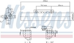 Uscator aer conditionat Nissens 95621