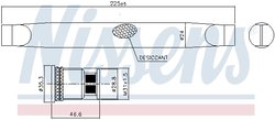 Uscator aer conditionat Nissens 95786