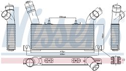 Intercooler Nissens 961006