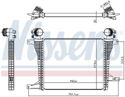 Intercooler Nissens 961124