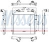 Intercooler Nissens 961154