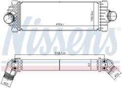 Intercooler Nissens 961230