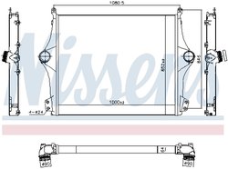 Intercooler Nissens 961298