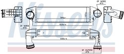 INTERCOOLER NISSENS 96129 - Compatibil cu BMW