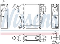 Intercooler Nissens 961423