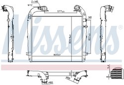 Intercooler Nissens 961439