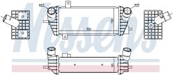 Intercooler Nissens 961493